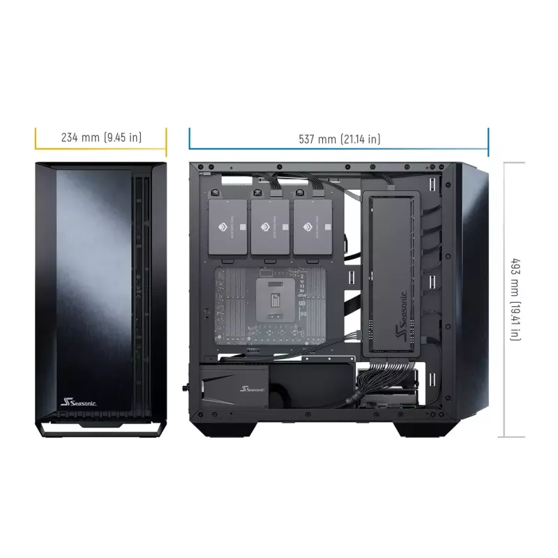 PC Case Seasonic SYNCRO Q704 Midi Tower Must