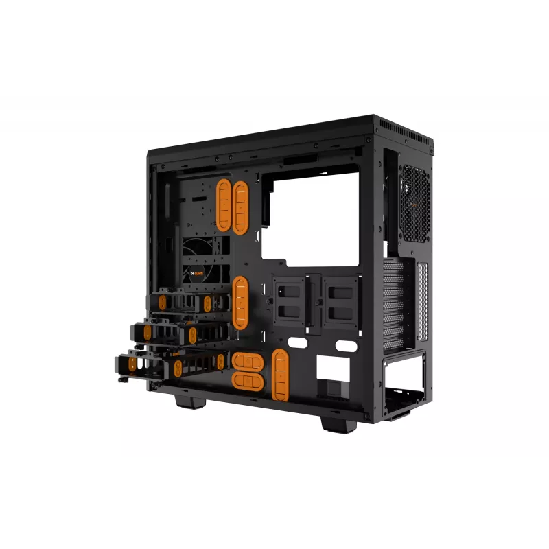 be quiet Pure Base 600 Window Midi Tower Must, Oranž