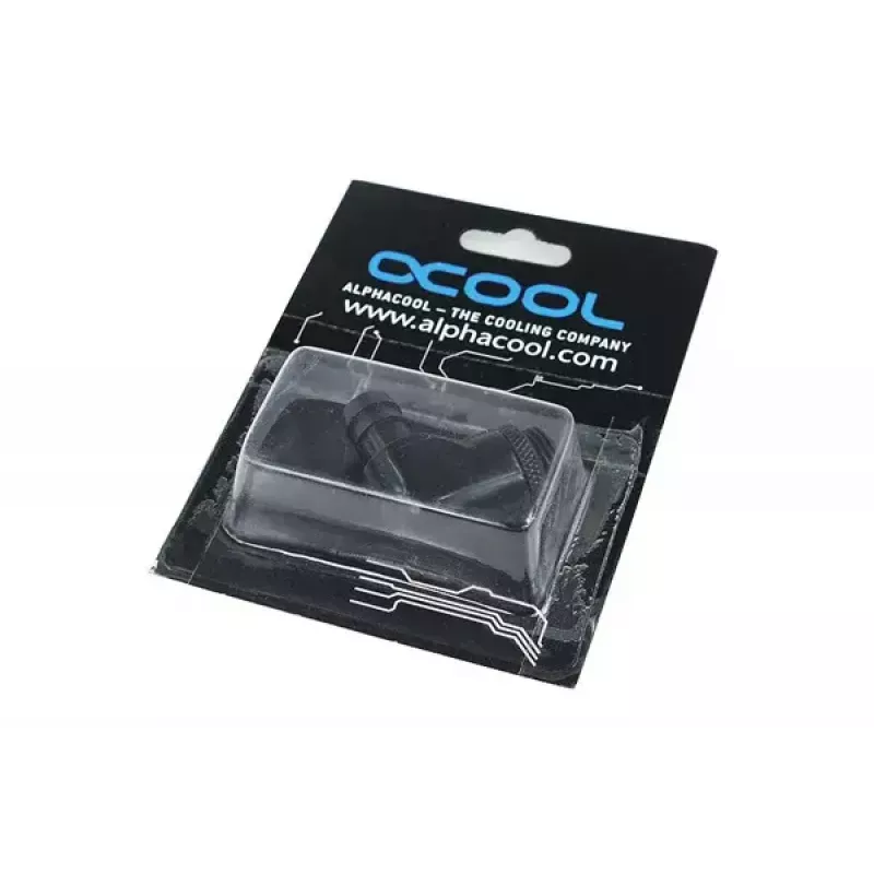Alphacool 17136 messingist liitmik, must, laius 35 mm, sügavus 17 mm, kõrgus 29 mm