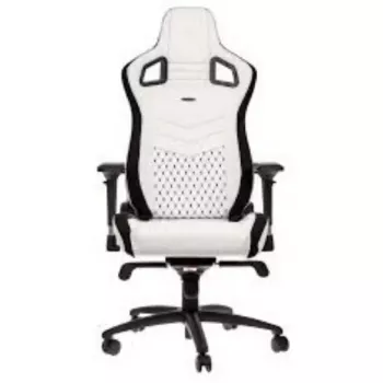 Polsterdatud istmega mängutool noblechairs Epic Must Valge
