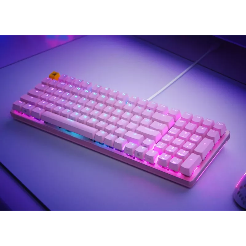 Glorious Gaming GMMK 2 klaviatuur USB USA inglise keel roosa