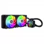 Universaalne vedelikjahuti Silverstone PF240-ARGB 12 cm Must