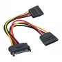 InLine SATA Y-toitekaabel SATA emane / 2x SATA isane 0,15 m