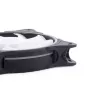 Alphacool Rise Aurora ventilaator 12 cm, must läbipaistev, 2600 p/min, 118.9 m³/h