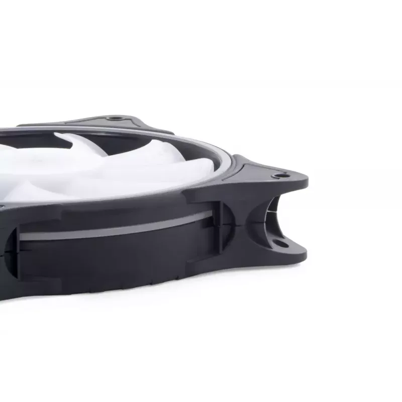 Alphacool Rise Aurora ventilaator 12 cm, must läbipaistev, 2600 p/min, 118.9 m³/h