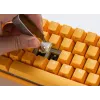 Ducky One 3 kollane Mini klaviatuur mängimiseks USB saksa mehaaniline RGB
