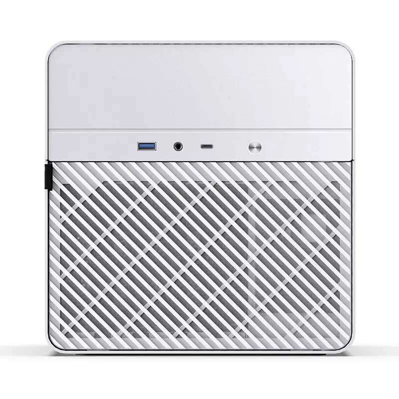 PC korpus Jonsbo N2 Cube Valge SFX 120mm ventilaatorid 2.5 3.5 HDD