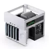 PC korpus Jonsbo N2 Cube Valge SFX 120mm ventilaatorid 2.5 3.5 HDD