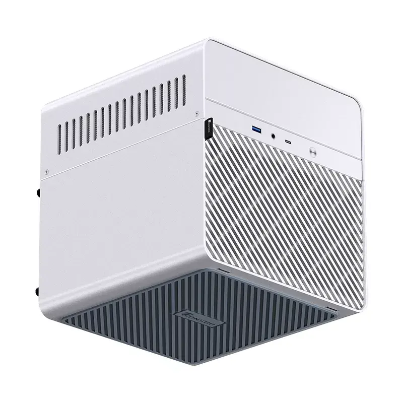 PC korpus Jonsbo N2 Cube Valge SFX 120mm ventilaatorid 2.5 3.5 HDD