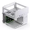 PC korpus Jonsbo N2 Cube Valge SFX 120mm ventilaatorid 2.5 3.5 HDD