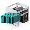 PC korpus Jonsbo N2 Cube Valge SFX 120mm ventilaatorid 2.5 3.5 HDD