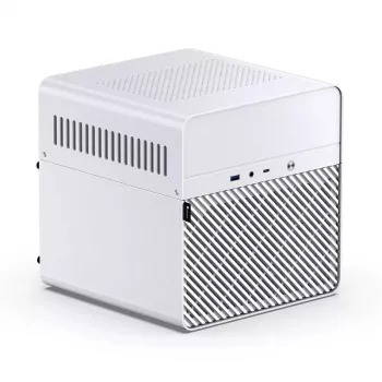 PC korpus Jonsbo N2 Cube Valge SFX 120mm ventilaatorid 2.5 3.5 HDD