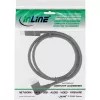 InLine DisplayPort 1.4 kaabel, 8K4K, vasaknurk, must/kuldne, 2m