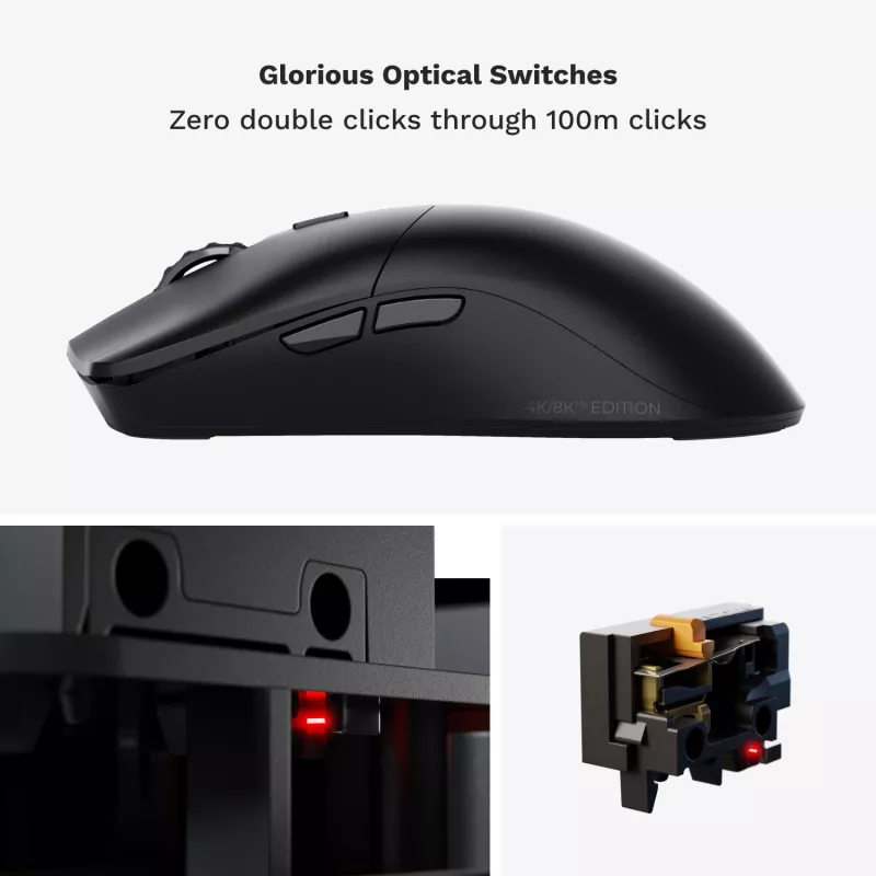 Glorious Gaming Glorious Model O 2 PRO Wireless - 1K Polling - Must