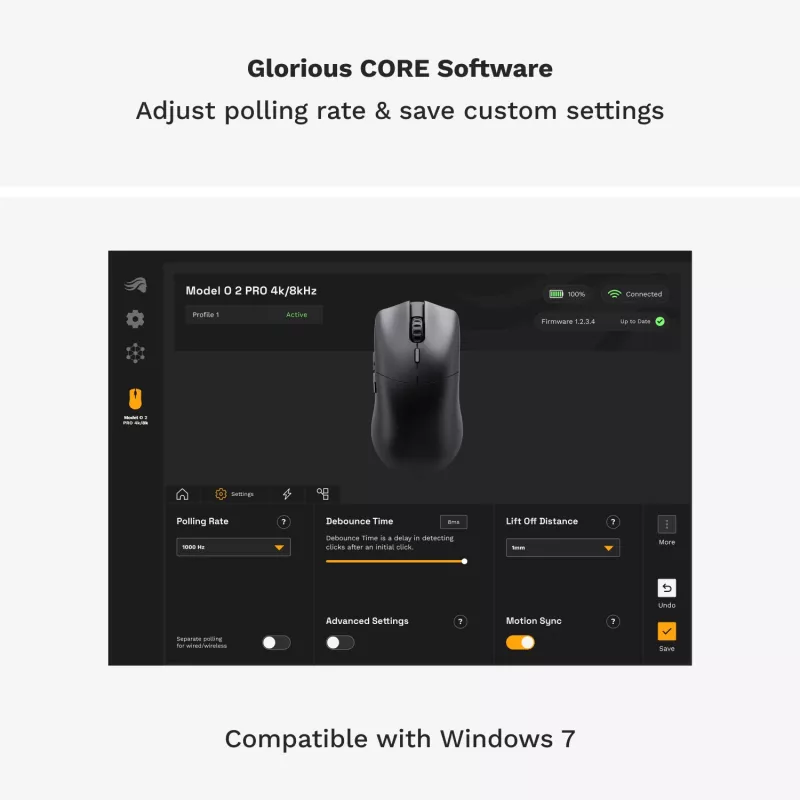 Glorious Gaming Glorious Model O 2 PRO Wireless - 1K Polling - Must