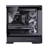 Arvutikorpus Jonsbo D400 Midi Tower ATX karastatud klaasiga - Must