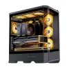 Arvutikorpus Jonsbo D400 Midi Tower ATX karastatud klaasiga - Must