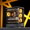 Arvutikorpus Jonsbo D400 Midi Tower ATX karastatud klaasiga - Must