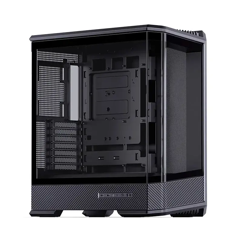 Arvutikorpus Jonsbo D400 Midi Tower ATX karastatud klaasiga - Must
