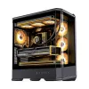 Arvutikorpus Jonsbo D400 Midi Tower ATX karastatud klaasiga - Must