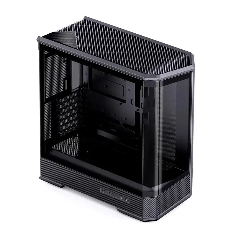 Arvutikorpus Jonsbo D400 Midi Tower ATX karastatud klaasiga - Must