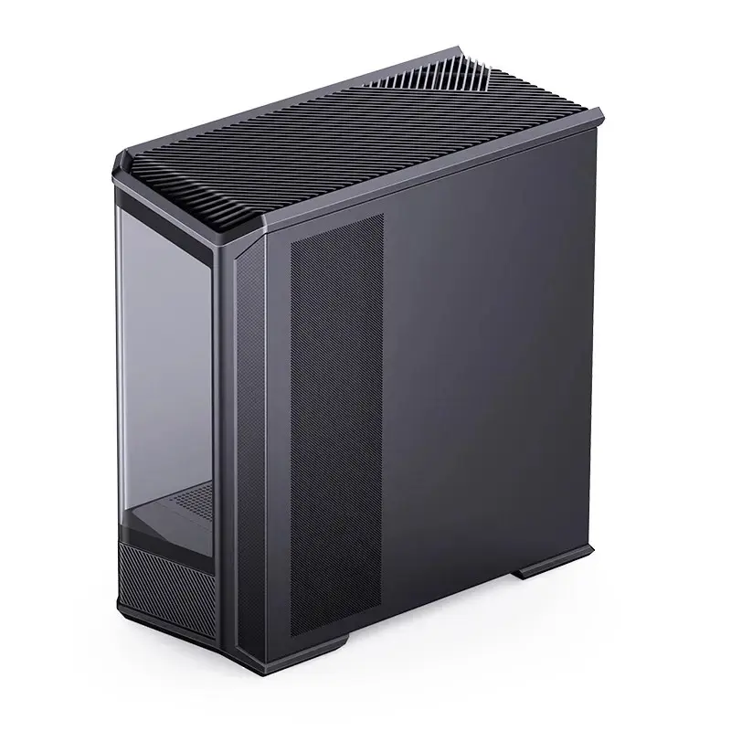 Arvutikorpus Jonsbo D400 Midi Tower ATX karastatud klaasiga - Must