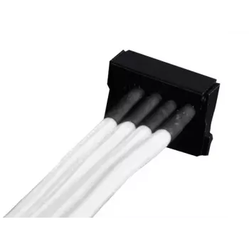 Kaabel Silverstone SST-PP07-BTSW 0,3 m Molex 4p kuni 4xSATA