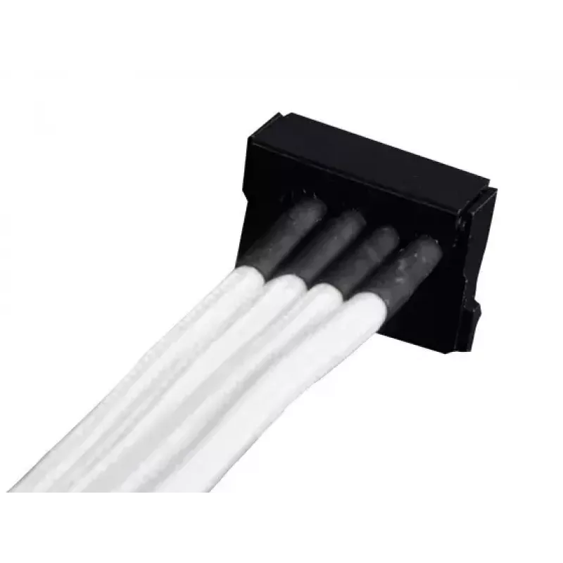 Kaabel Silverstone SST-PP07-BTSW 0,3 m Molex 4p kuni 4xSATA