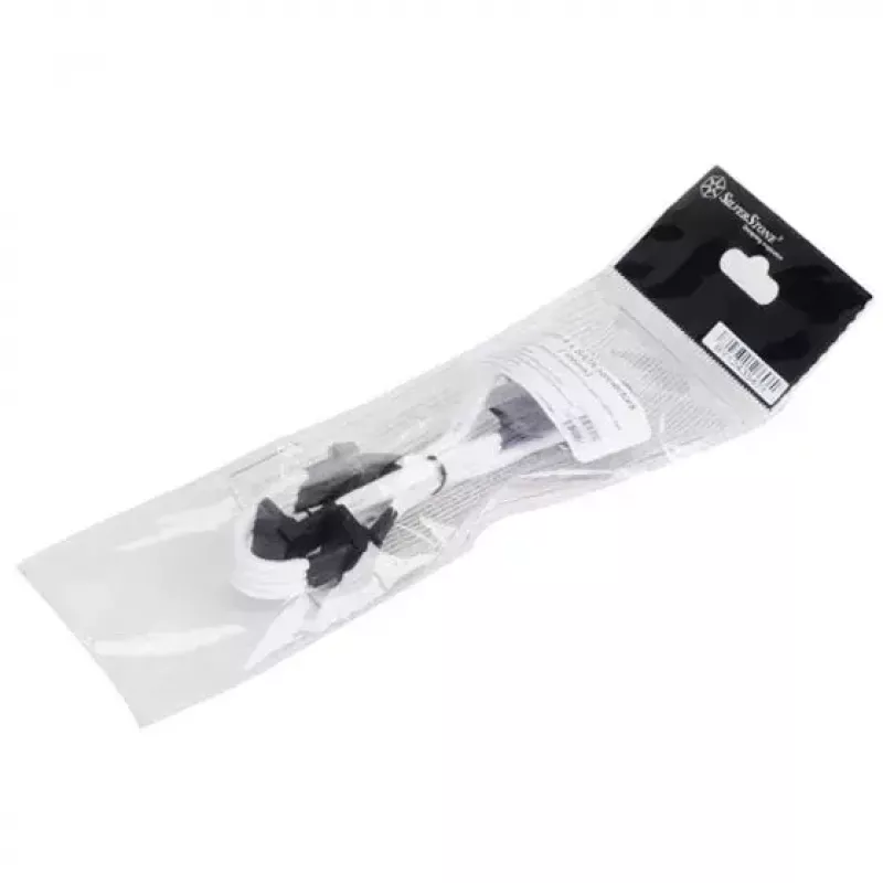 Kaabel Silverstone SST-PP07-BTSW 0,3 m Molex 4p kuni 4xSATA