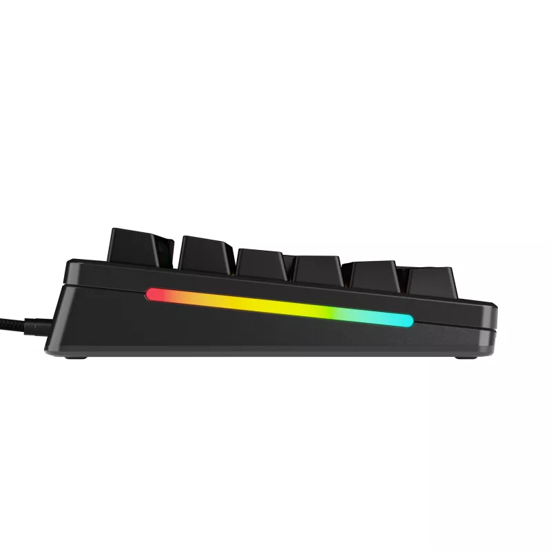 Mehaaniline mängurklaviatuur GLORIOUS GMMK 3 PRO 100% eelmonteeritud juhtmega USB Must US QWERTY RGB