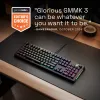 Mehaaniline mängurklaviatuur GLORIOUS GMMK 3 PRO 100% eelmonteeritud juhtmega USB Must US QWERTY RGB