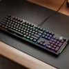 Mehaaniline mängurklaviatuur GLORIOUS GMMK 3 PRO 100% eelmonteeritud juhtmega USB Must US QWERTY RGB