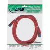 InLine patch-kaabel S/FTP PiMF Cat.6A halogen free 500MHz red 2m