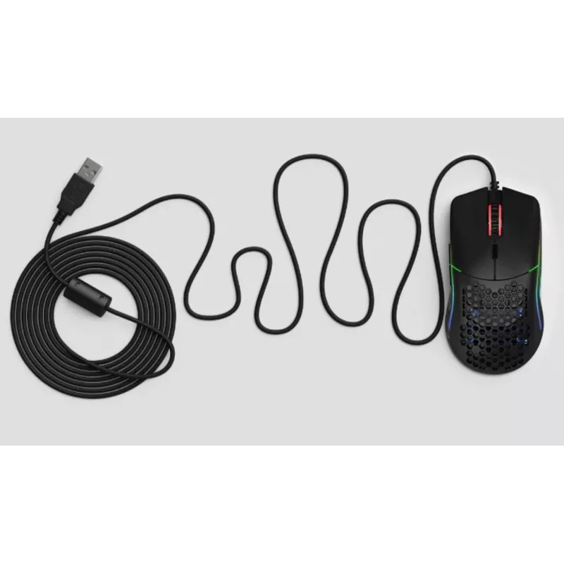 Glorious Gaming Glorious Model O- hiir tavaline (must), paremakäeline, optiline, USB Type-A, 3200 DPI, must