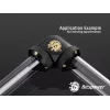 Survepainutus BitsPower Carbon Must BP-CBE90DML — messingist 90° liitmik, süsinikmust viimistlus, 1 tk