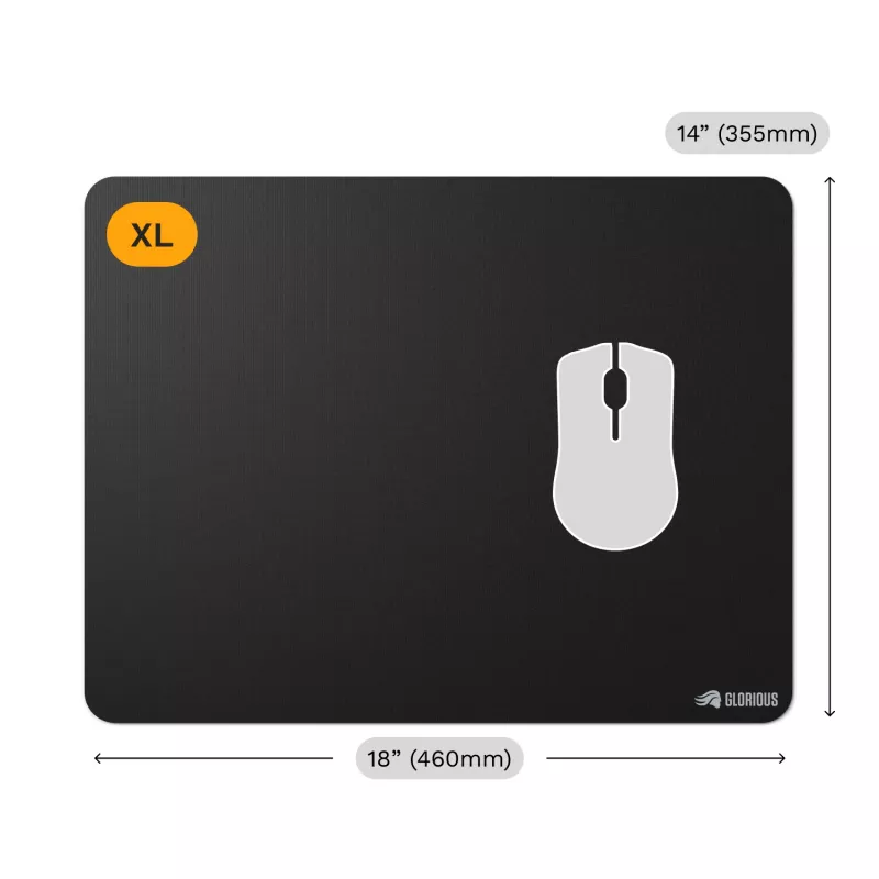 Hiirematt Glorious Gaming Glorious hiir Pad 2 XL Edgeless Must
