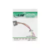 InLine SATA toiteadapteri kaabel 4pin Molex / 15pin SATA riiviga 0,15m