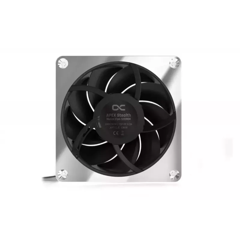 Alphacool Apex Stealth Metall ventilaator 12 cm 400-2000 p/min 20-29,9 dB