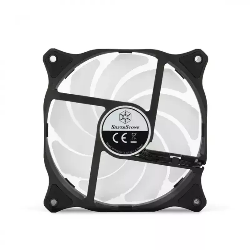 Ventilaator Silverstone Air Blazer 120R 12 cm Must Läbipaistev Hüdrauliline Laager
