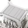 Õhkjahuti Silverstone XE04-2066 Must Silver 6.8 mmH2O Dual ball bearing