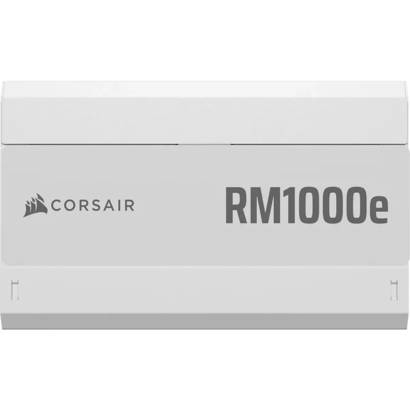 Toiteplokk CORSAIR RMe Series RM1000e — 1000 W, ATX 3.1, 80 PLUS Gold, täismodulaarne, valge, 120 mm ventilaator