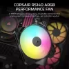 Ventilaator Corsair RS140 ARGB 14 cm Must 330-1700 RPM