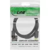 InLine DisplayPort kaabel must kullatud 2m