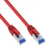 InLine patch-kaabel S/FTP PiMF Cat.6A halogeenivaba 500MHz punane 1,5m