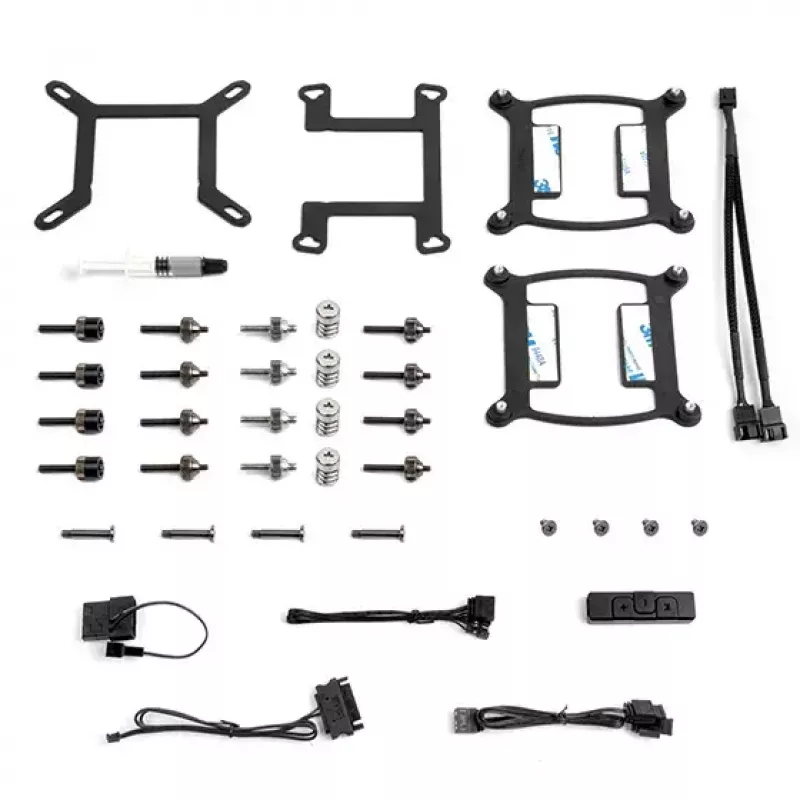Vedelikjahutuskomplekt Silverstone VIDA 120 õhuke 12 cm Must 300-1800 p/min