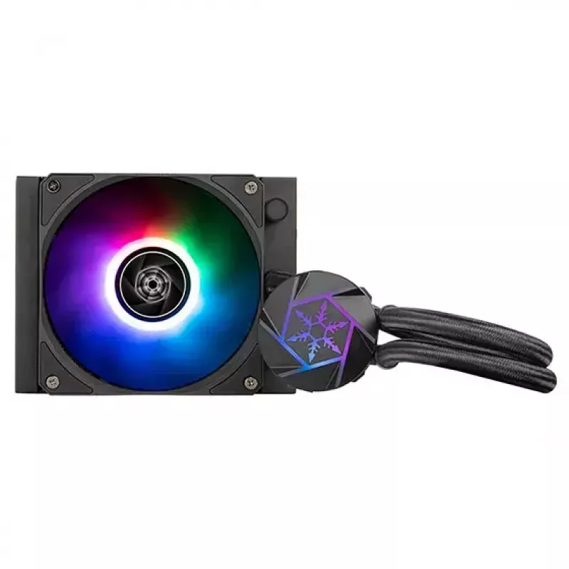 Vedelikjahutuskomplekt Silverstone VIDA 120 õhuke 12 cm Must 300-1800 p/min