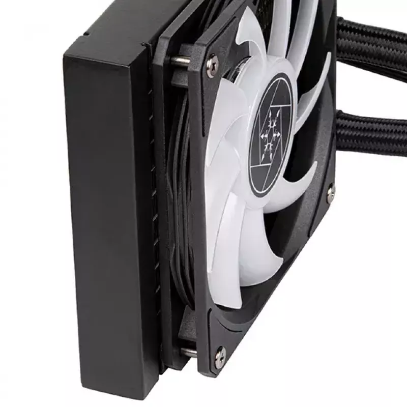 Vedelikjahutuskomplekt Silverstone VIDA 120 õhuke 12 cm Must 300-1800 p/min