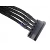 Kaabel Silverstone SST-PP07-BTSB 0,3 m Molex 4p 4xSATA-le