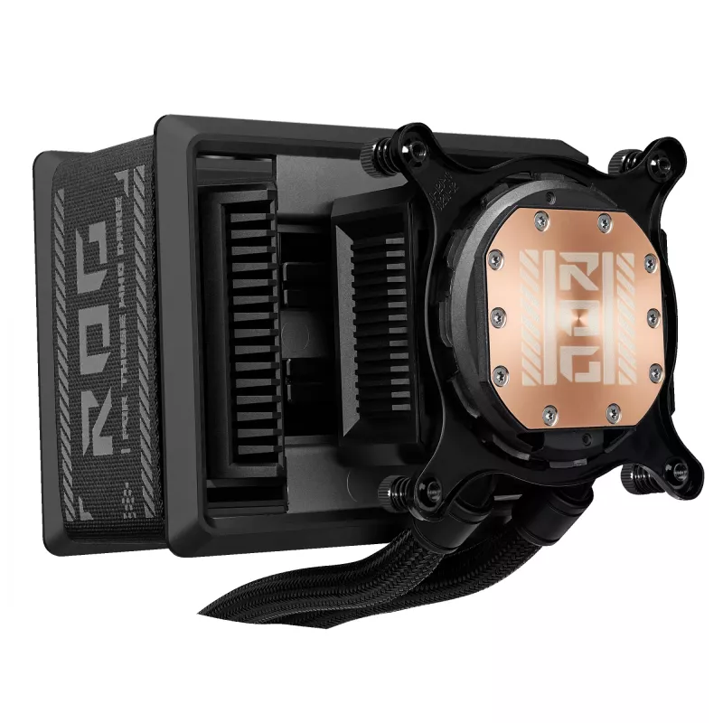 Kõik-ühes vedelikjahuti ASUS ROG Ryuo IV SLC 360 ARGB — 120 mm ventilaatorid, 360 mm radiaator, must