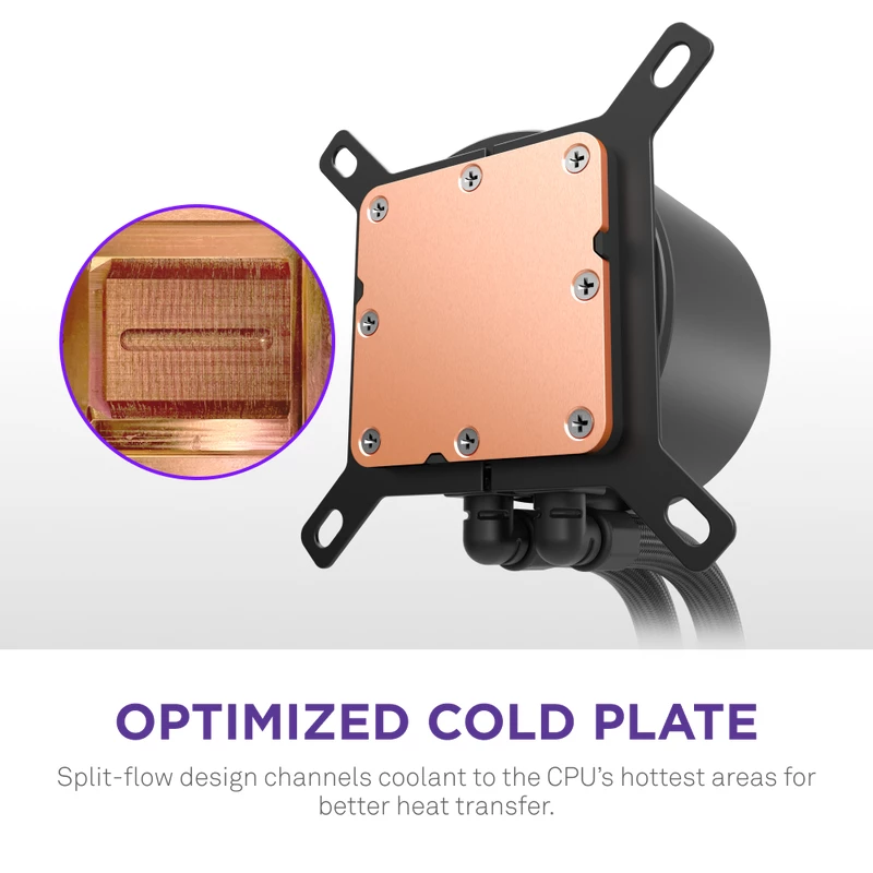 Mitu-ühes vedelikjahuti NZXT Kraken Plus 360 12 cm Must Fluid Dynamic Bearing